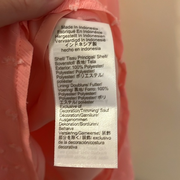 J Crew Pink Women’s Blouse With Lining Size 3X, NWT - Picture 7 of 9